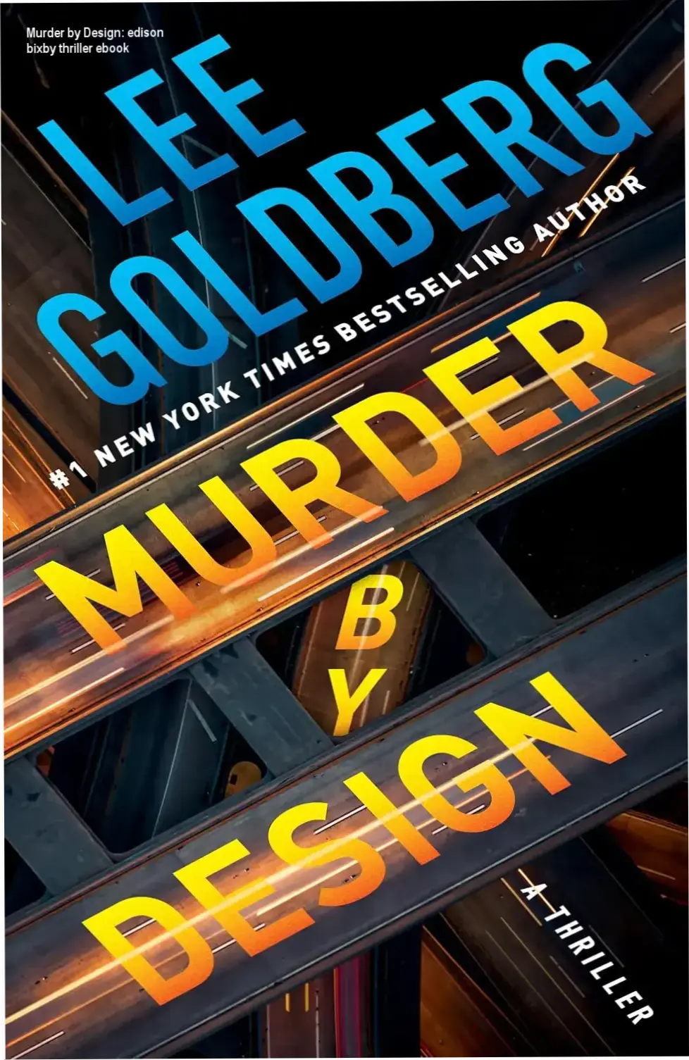 Cover image of Murder by Design thriller ebook featuring edison bixby detective and wallace nash