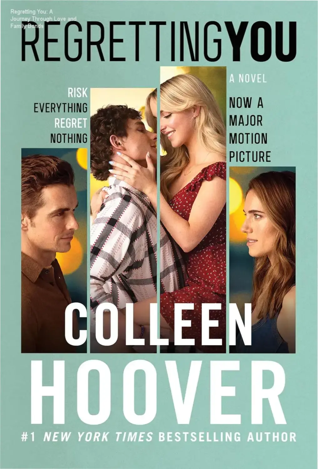 Kindle Edition of 'Regretting You' by Colleen Hoover, featuring characters Morgan and Clara.