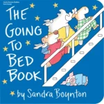 Board book edition of The Going To Bed Book by Sandra Boynton with animals brushing teeth