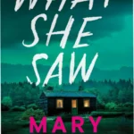 Capa digital que mostra a autora Mary Burton em um fundo de livros clássicos e a principal personagem Sloane Grayson olhando uma cena noturna de uma cidade montanhosa