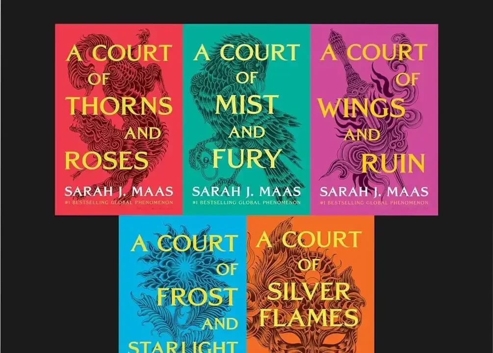 Digital collection of the A Court of Thorns and Roses 5-book ebook bundle by Sarah J. Maas