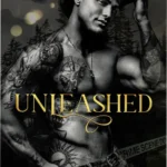 Cover image of Unleashed: A Dark Mafia Cowboy Romance featuring Ace and Harper Jones in intense eye contact with a dark, gritty aesthetic