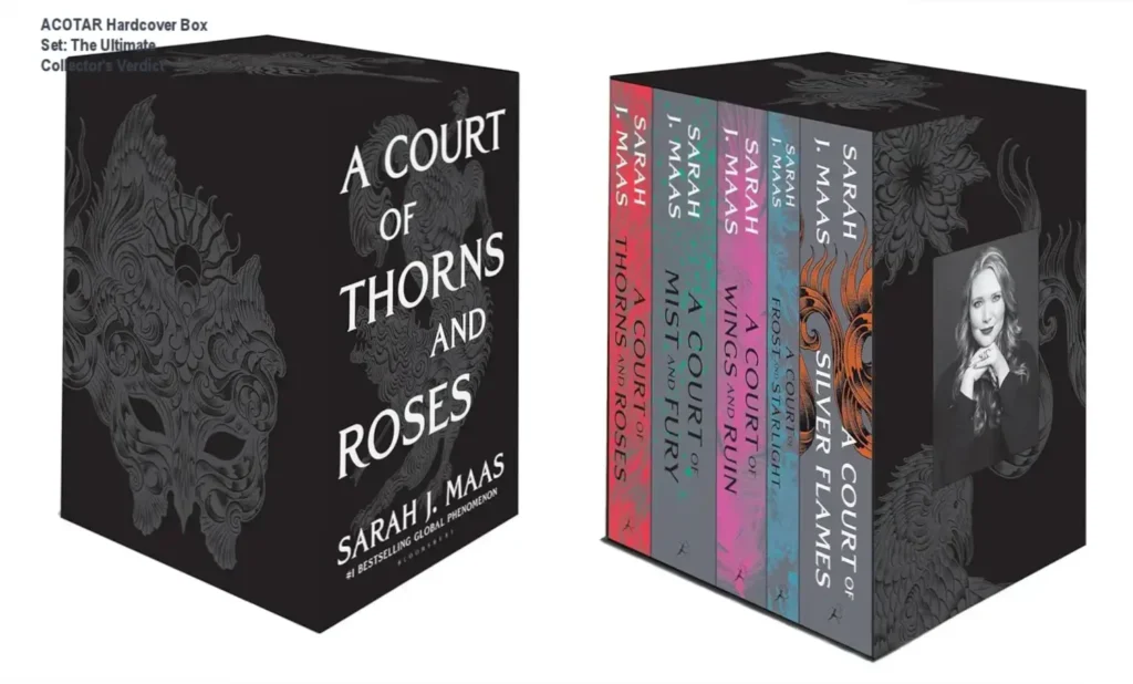 Complete 5-book A Court of Thorns and Roses hardcover box set by Sarah J. Maas
