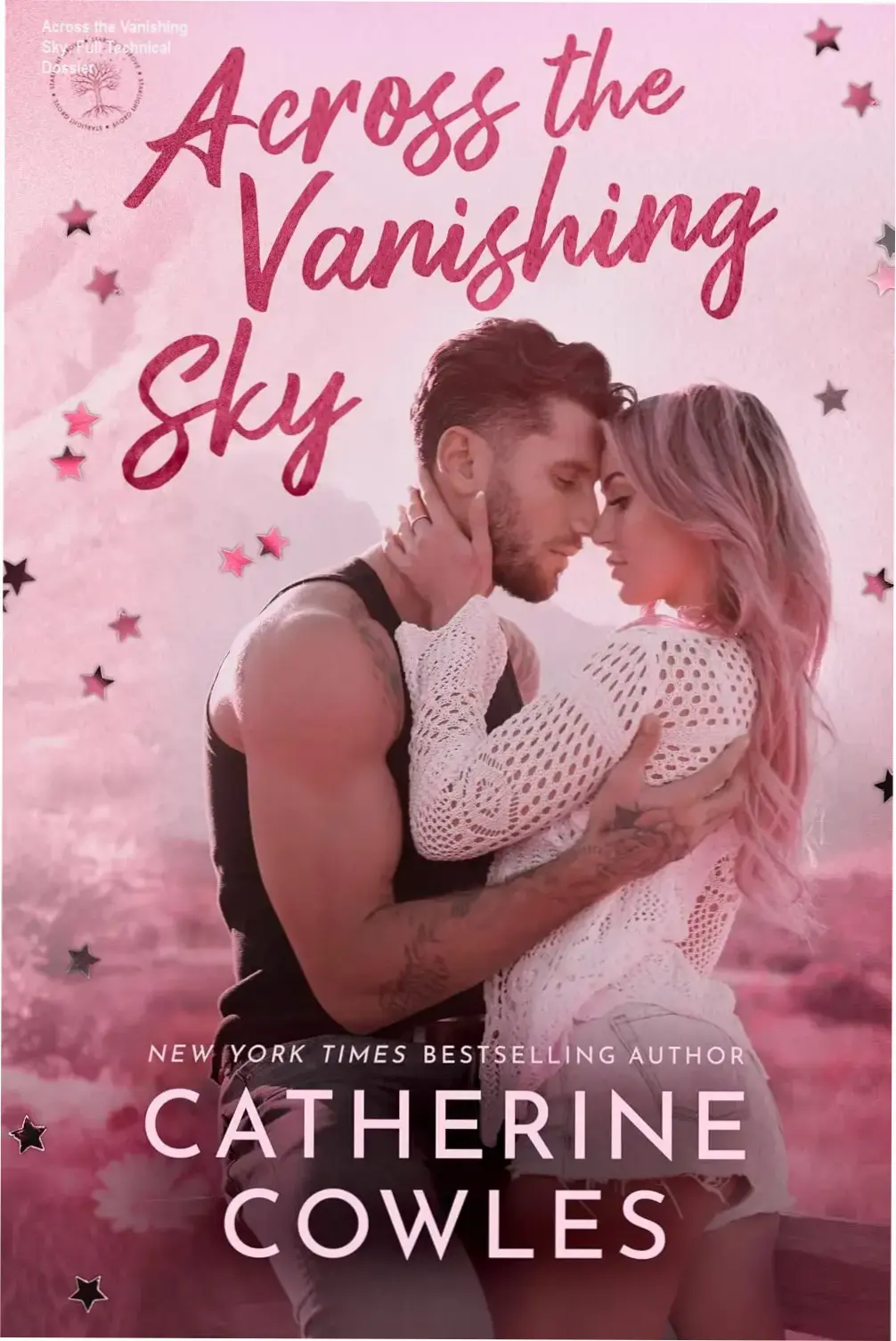 Digital cover art for Across the Vanishing Sky by Catherine Cowles featuring a moody landscape atmosphere
