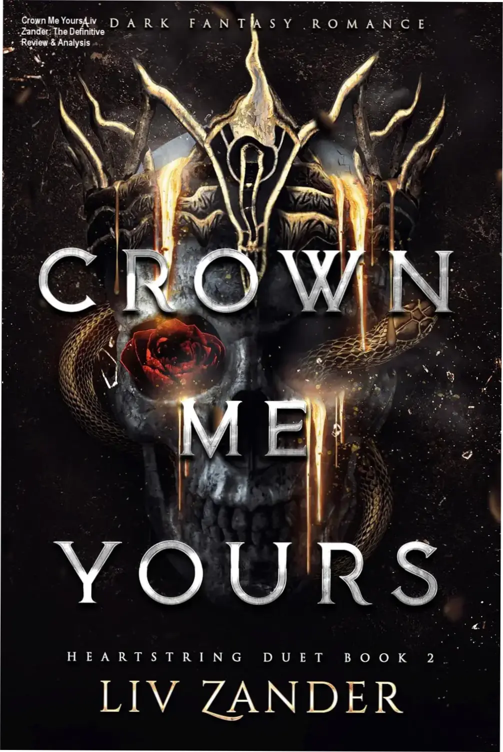 Cover art and digital ebook edition of Crown Me Yours by Liv Zander