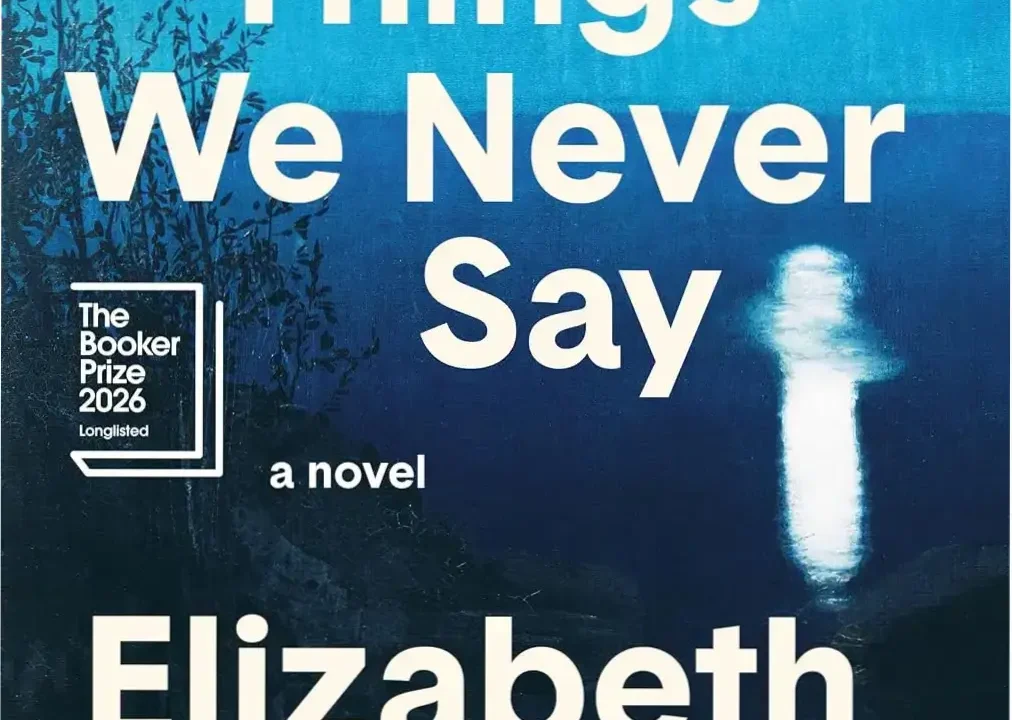 Book cover art for The Things We Never Say by Elizabeth Strout, highlighting its emotional themes of human connection.