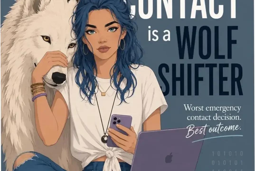 Capa digital de My Emergency Contact is a Wolf Shifter romance de Roxie Ray