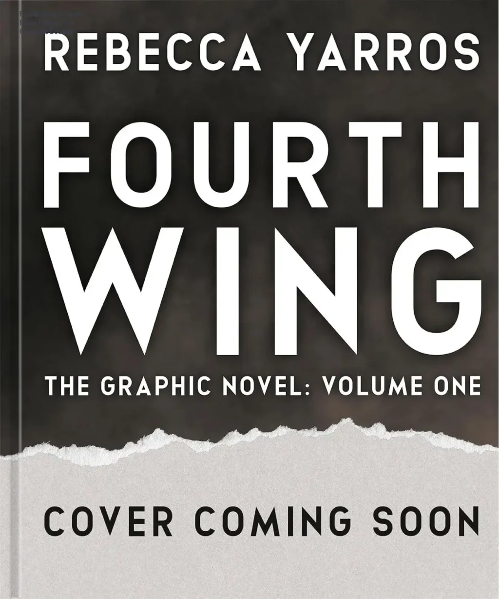 Deluxe signed hardcover edition of Fourth Wing Graphic Novel featuring metallic foil stamping and slipcase