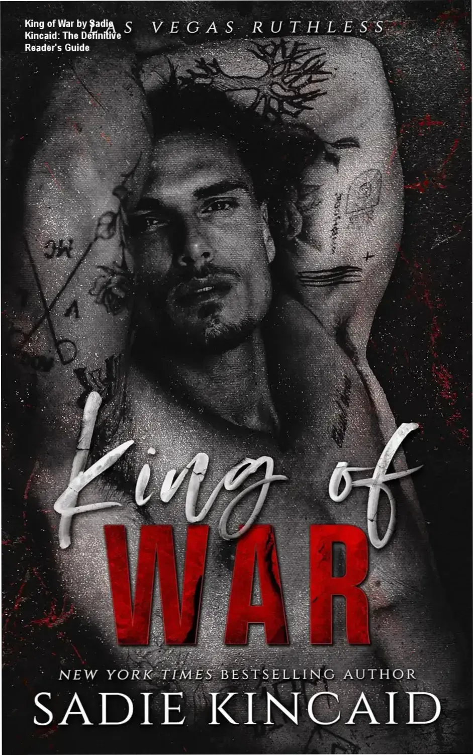 King of War dark mafia romance ebook cover by Sadie Kincaid