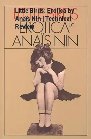 Cover art and digital edition of Little Birds: Erotica by Anaïs Nin