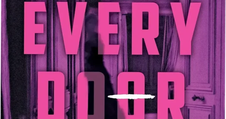 Ebook cover of Lock Every Door by Riley Sager featuring a suspenseful architectural theme