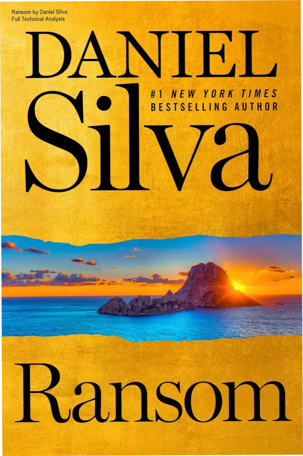 Cover art of the novel Ransom by Daniel Silva featuring Gabriel Allon series theme