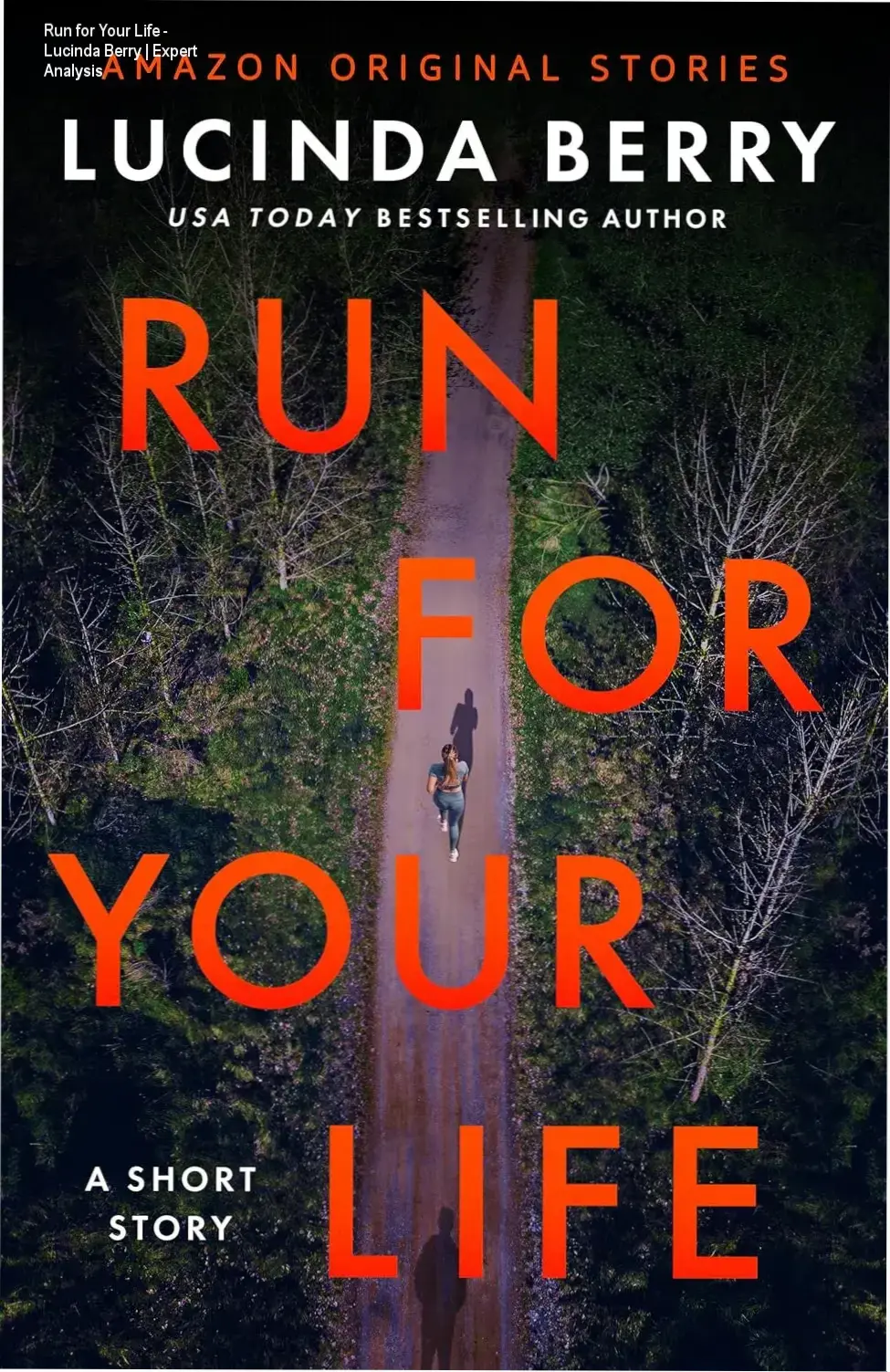 Cover of the psychological thriller Run for Your Life by Lucinda Berry