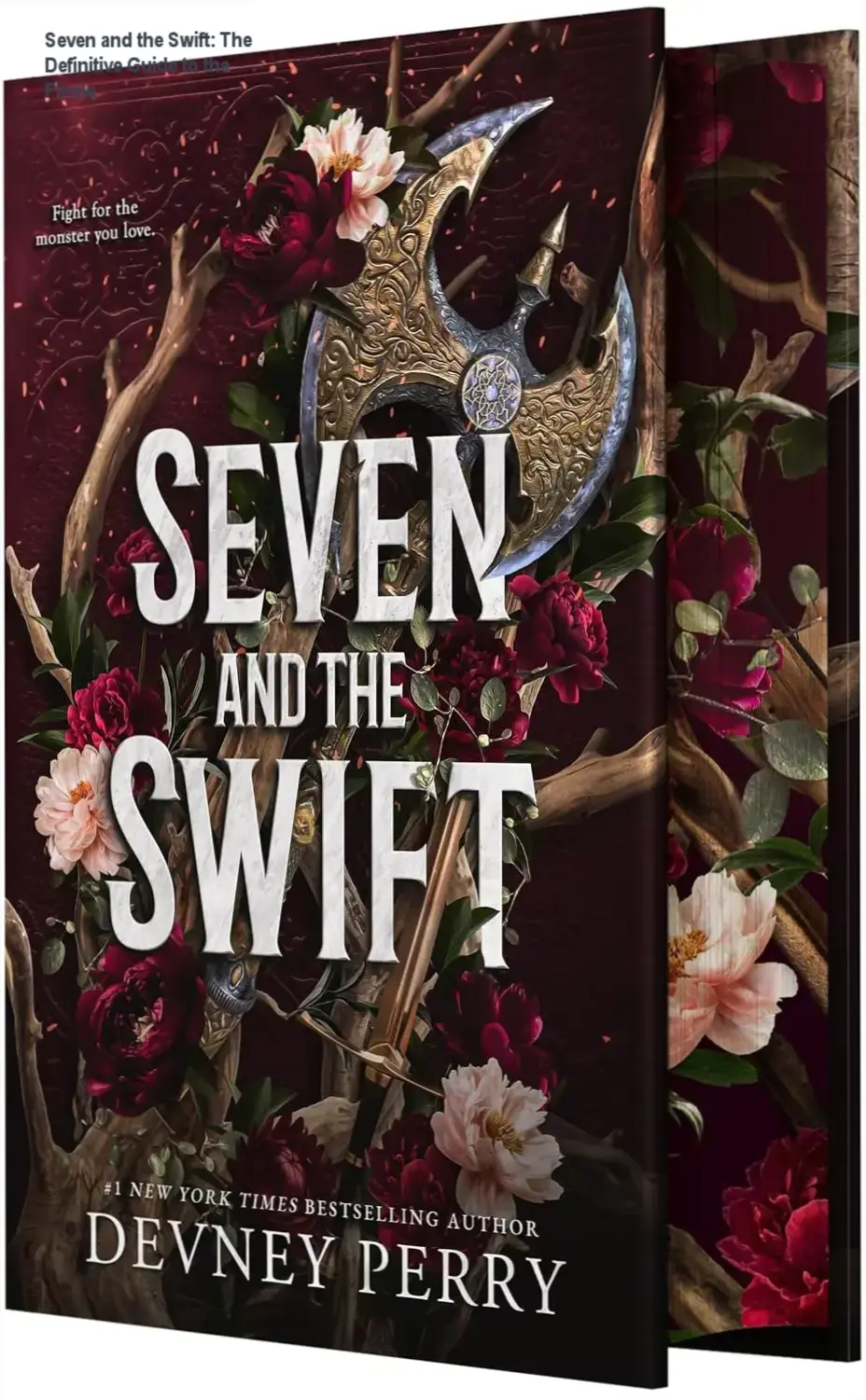 Book cover of Seven and the Swift by Devney Perry, an epic romantic fantasy novel
