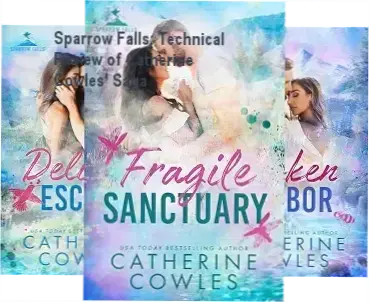 A professional digital representation of the Sparrow Falls 6-book series by Catherine Cowles