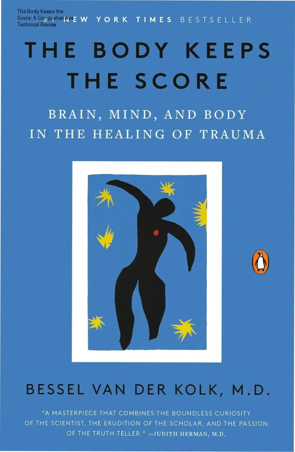 The Body Keeps the Score by Bessel van der Kolk book cover representing trauma research and neuroplasticity