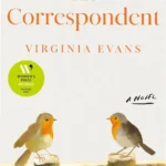 A digital Kindle edition of The Correspondent by Virginia Evans displayed on a modern e-reader