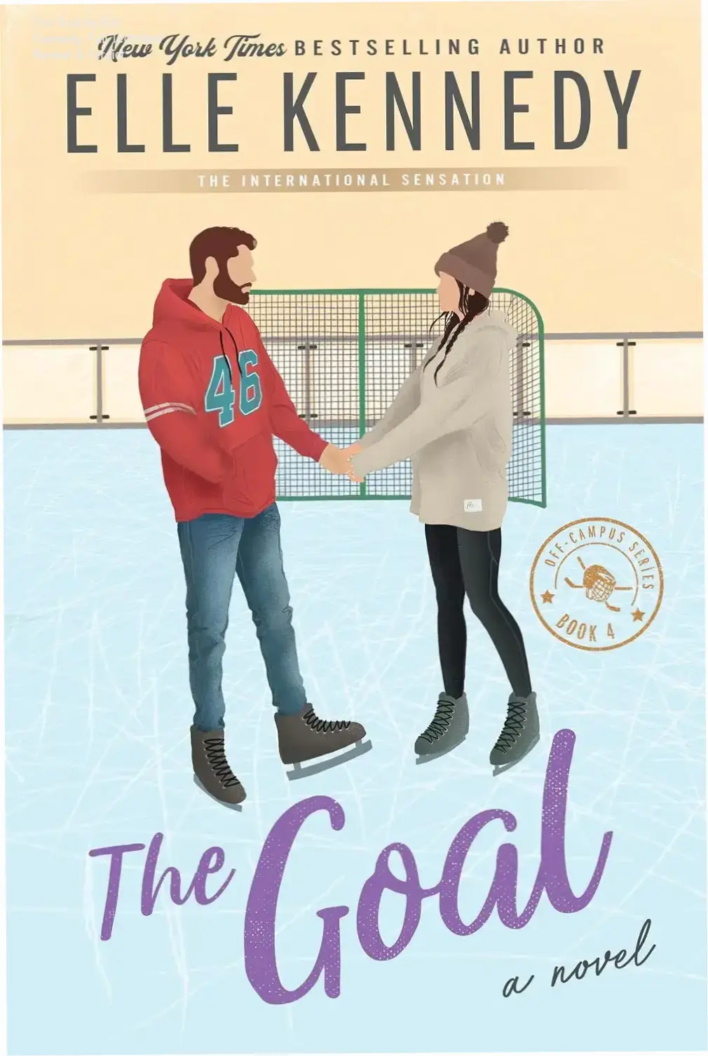 Kindle edition cover of The Goal by Elle Kennedy from the Off-Campus series