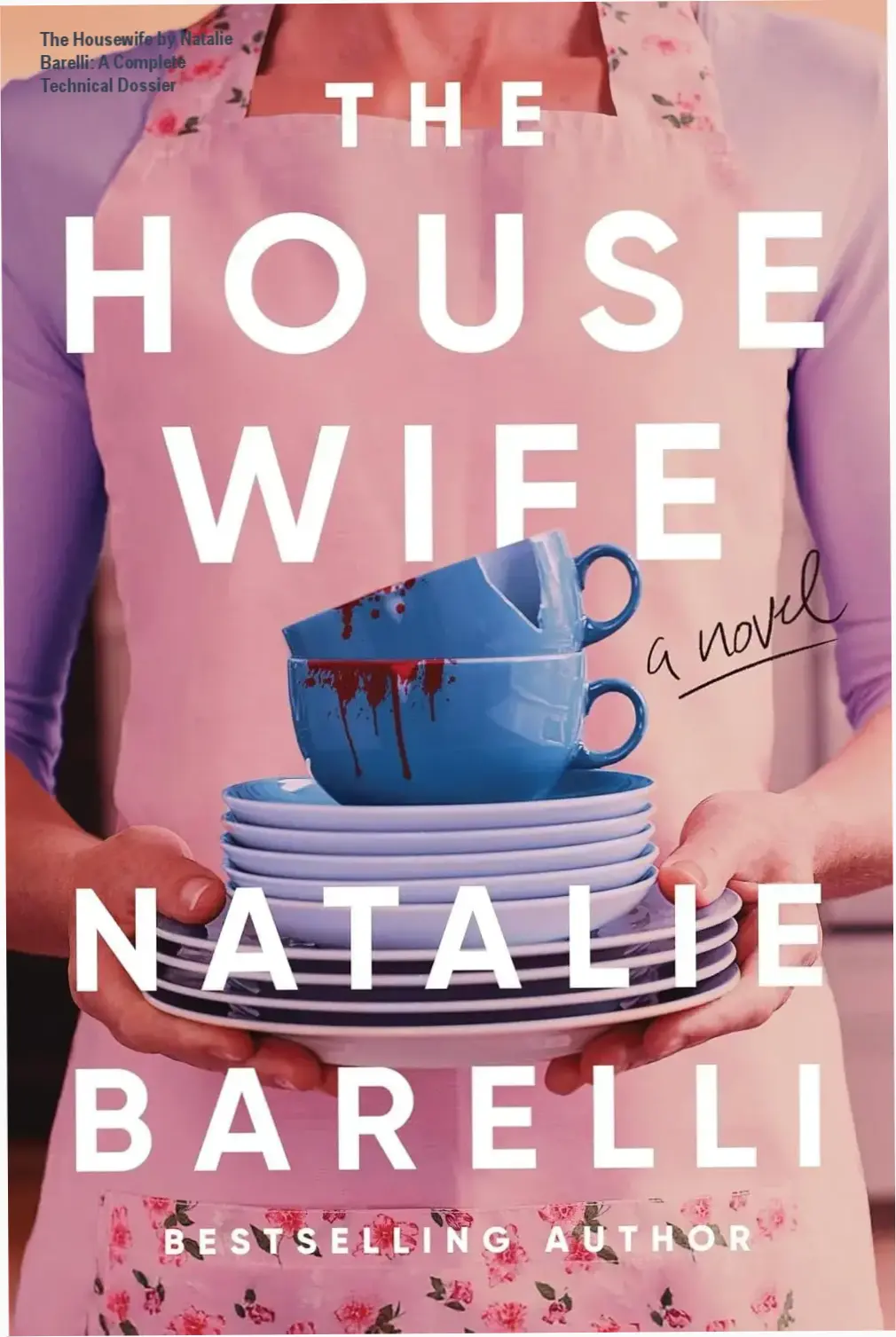 The Housewife by Natalie Barelli Kindle Edition book cover and digital reading concept