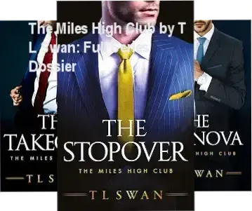 Cover art of The Miles High Club book series by T L Swan showcasing a romantic atmosphere