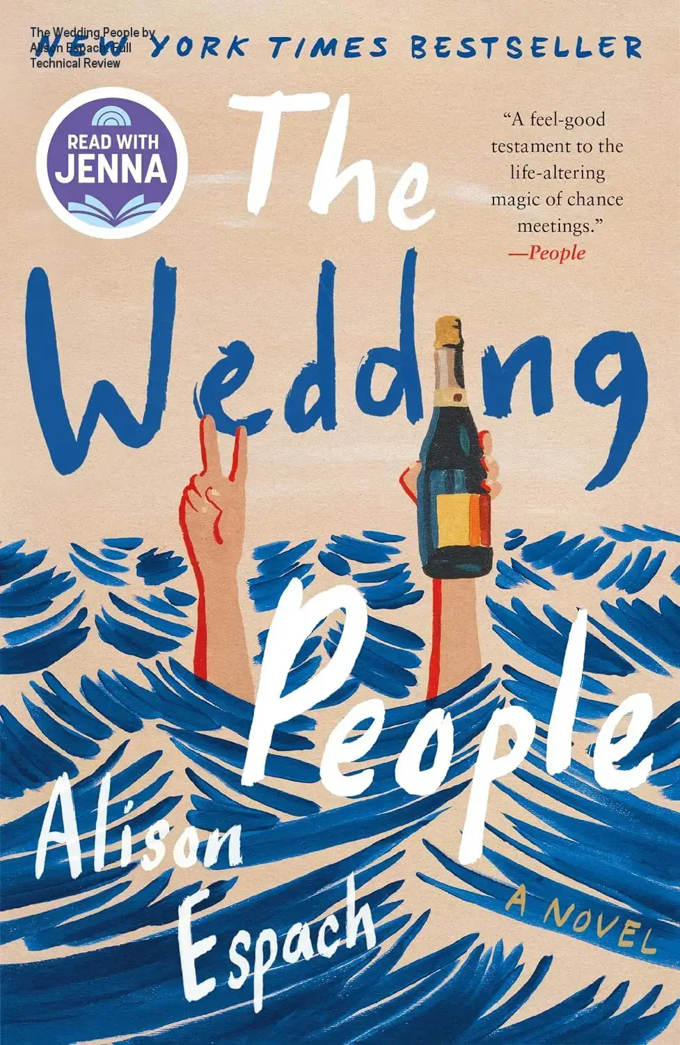 Cover of The Wedding People by Alison Espach featuring the book design