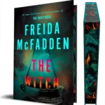 Freida McFadden The Witch Deluxe Edition hardcover book cover on wooden table
