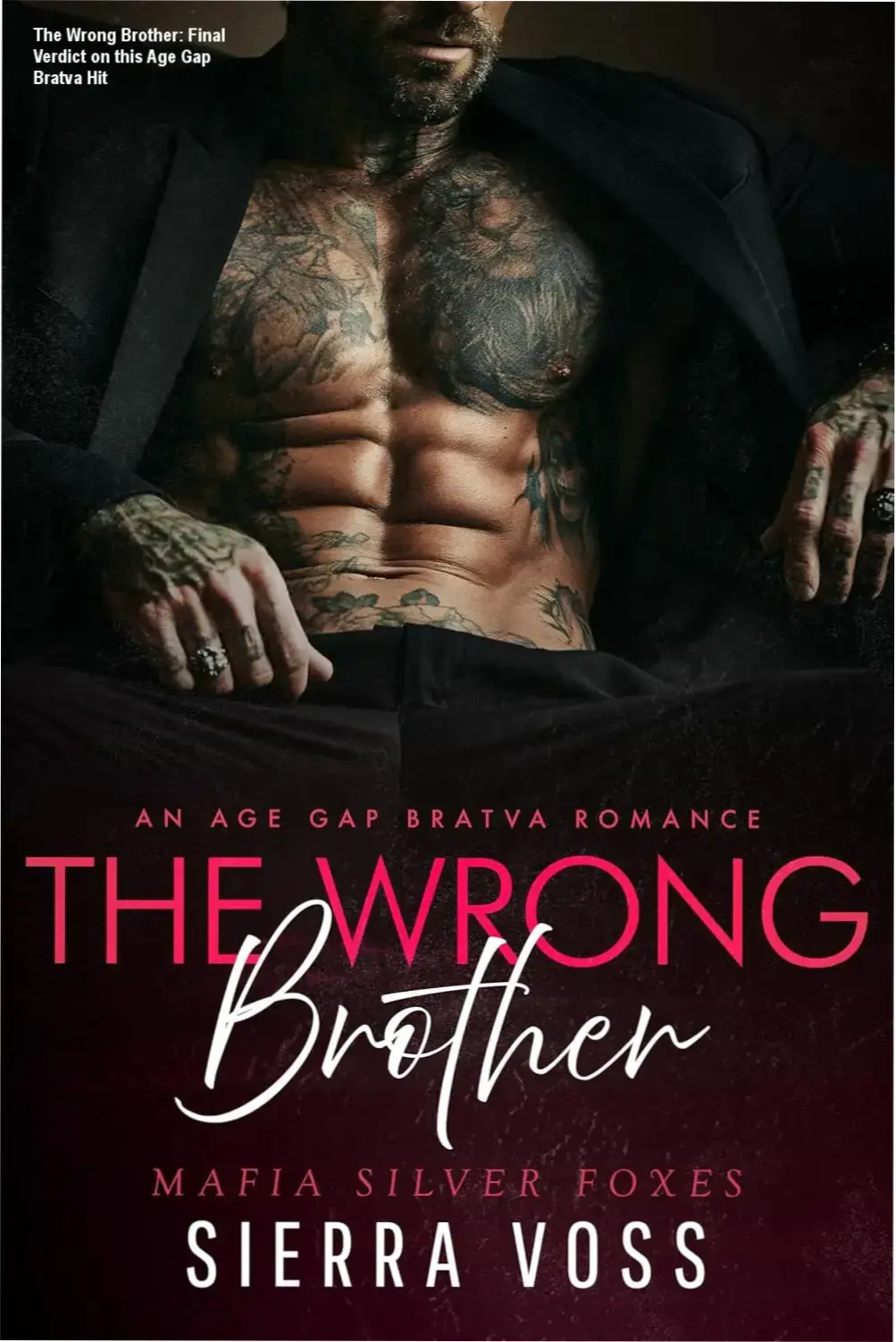 Ebook cover of The Wrong Brother Age Gap Bratva Romance by Sierra Voss