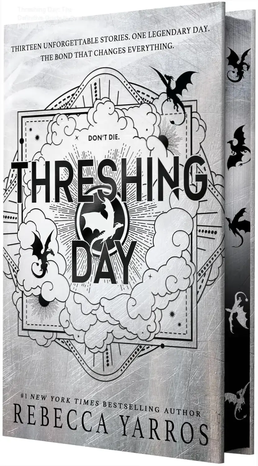 Deluxe hardcover edition of Threshing Day Wing and Claw Collection by Rebecca Yarros