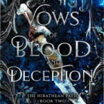 Cover art of Vows of Blood and Deception by Aria Ashbrook featuring dark fantasy elements