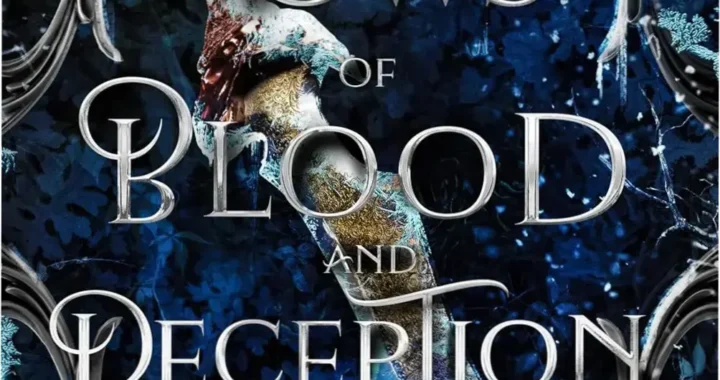 Cover art of Vows of Blood and Deception by Aria Ashbrook featuring dark fantasy elements